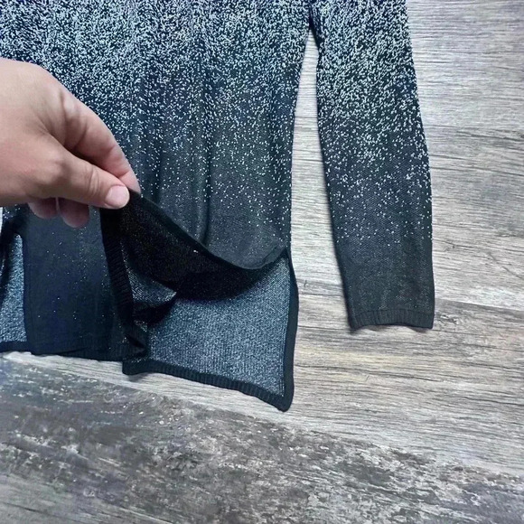 new directions Black & Gray Ombré Cowl Neck Sweater - Picture 5 of 6